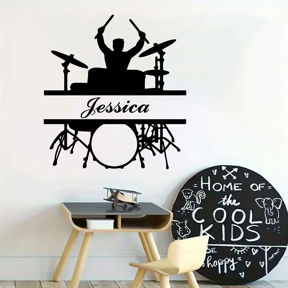 Musical Instrument With Names - 1 unidad de pegatinas de pared