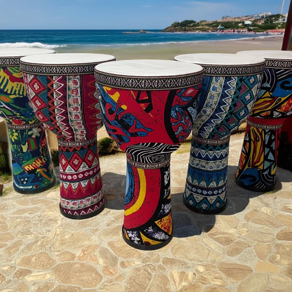 Musical Instrument Djembe - Tambor Djembé Africano Portátil de 8.5