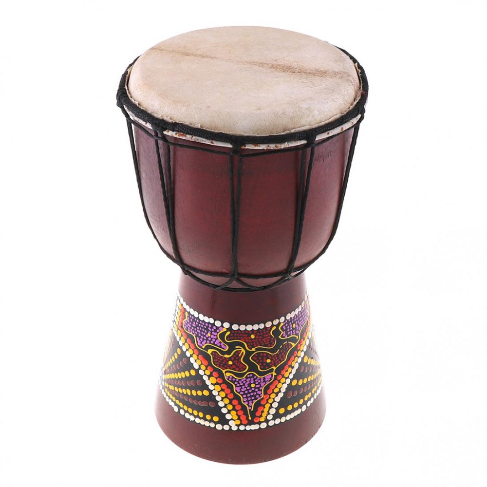 Musical Instrument Djembe - Tambor Djembe africano tallado a mano,
