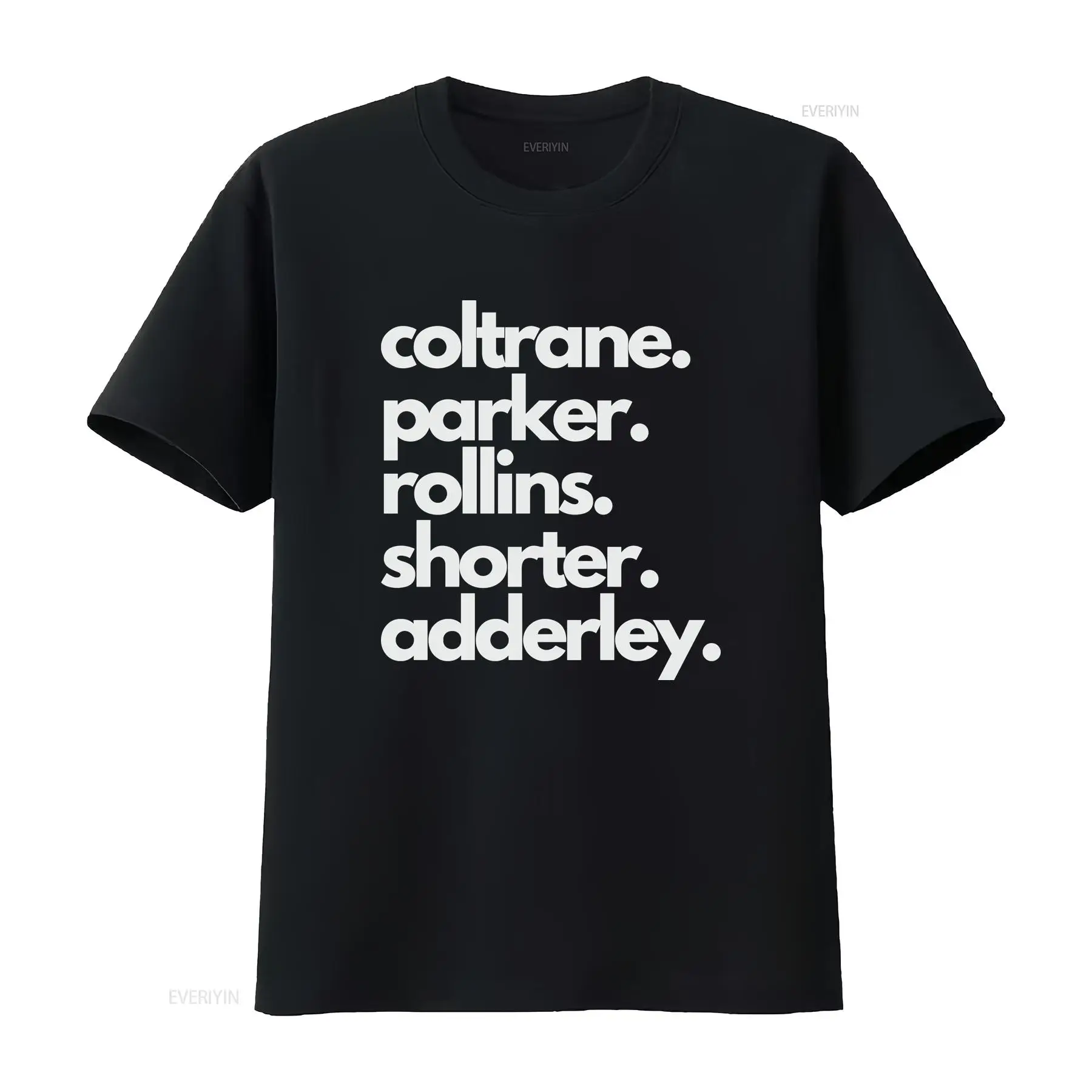 Musical Instrument With Names - Camiseta con nombres de leyendas del