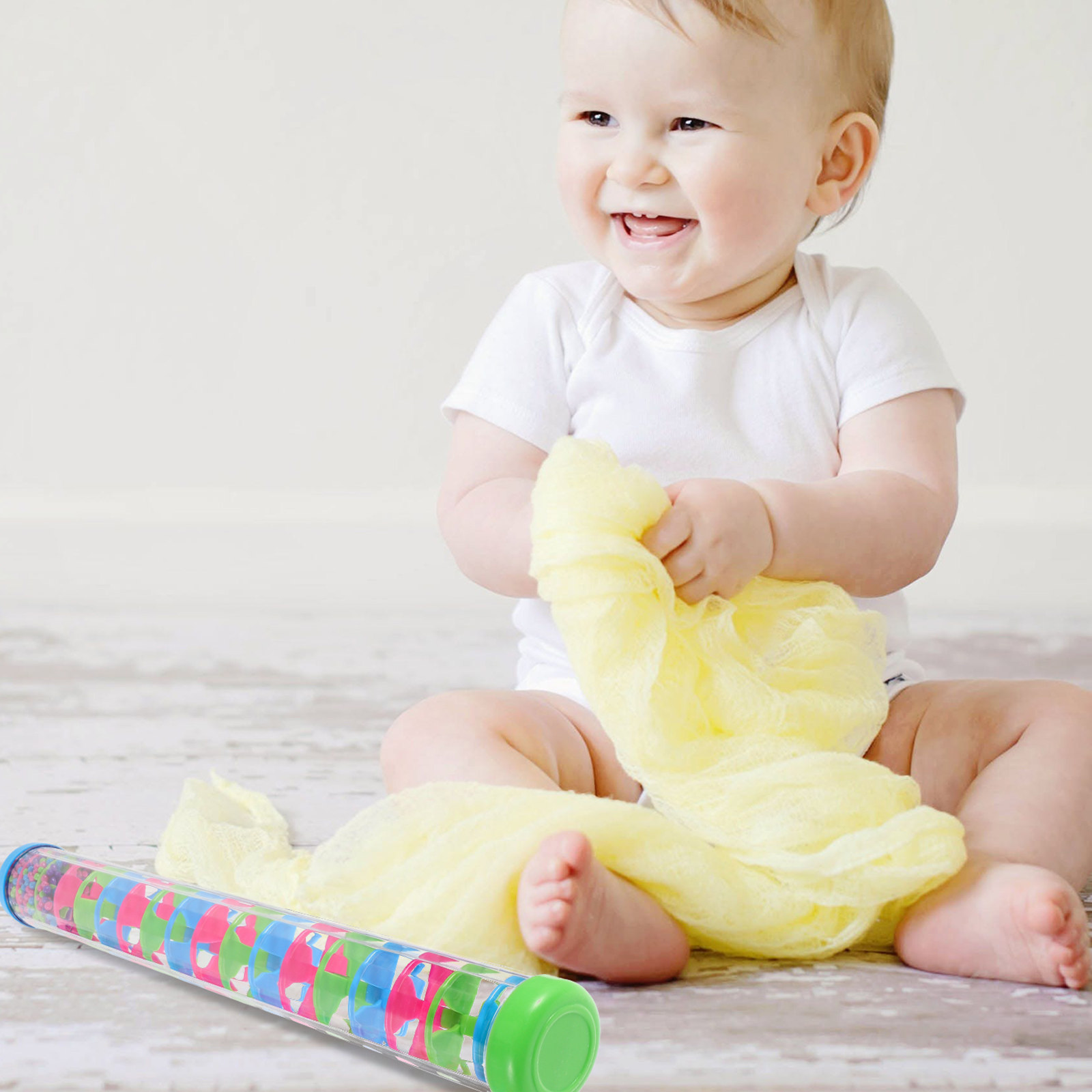 Musical Instrument For Babies - 2 piezas de palo de lluvia