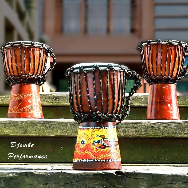 Musical Instrument Djembe - Tambor Africano Pequeño para Niños Principiantes,