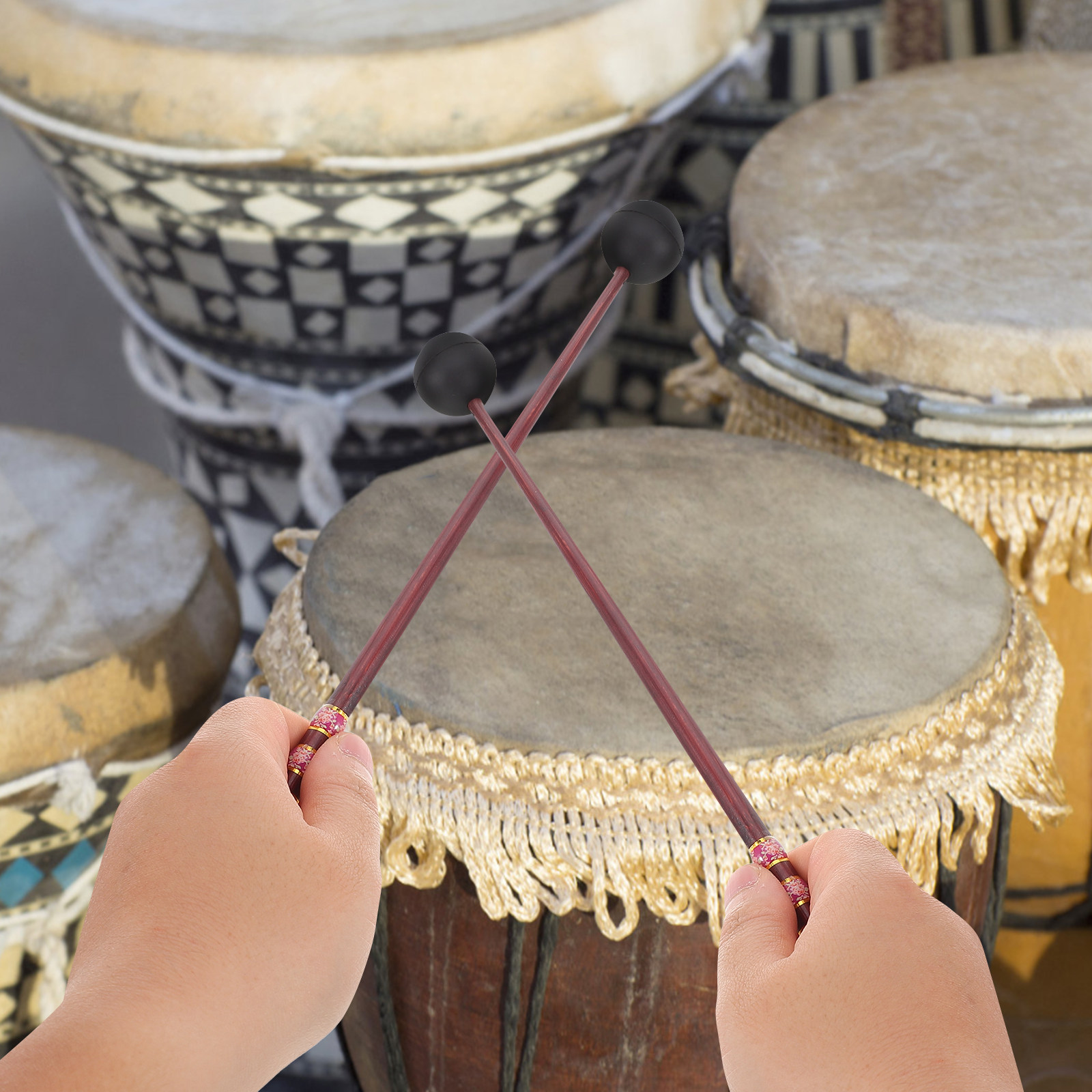 1 Par de Baquetas para Tambor  - Musical Instrument Marimba reseña y precio