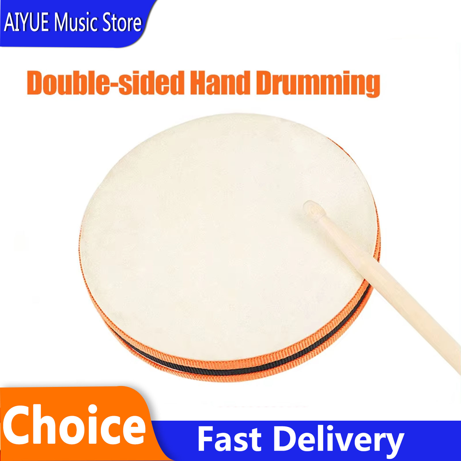Tambor de mano de doble cara p - Musical Instrument For Babies reseña y precio
