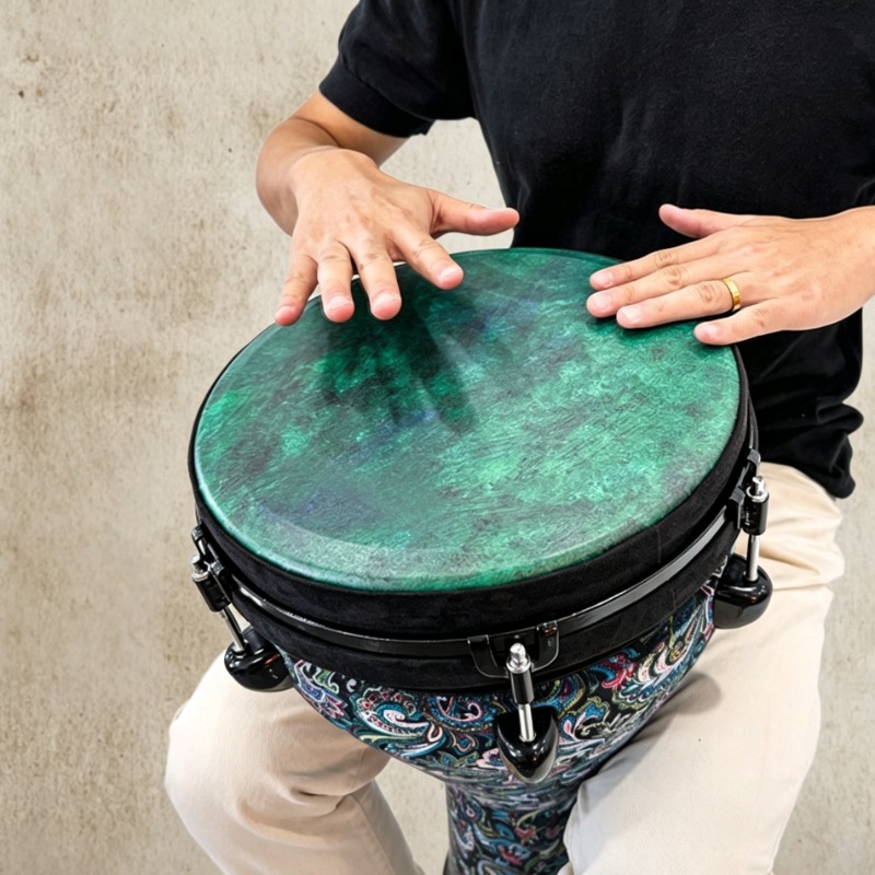 Tambor Africano Portátil de 12 - Musical Instrument Djembe reseña y precio