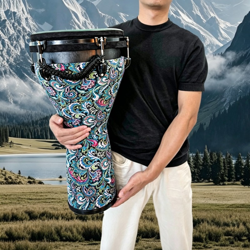 Tambor Africano Portátil de 12 - Musical Instrument Djembe reseña y precio