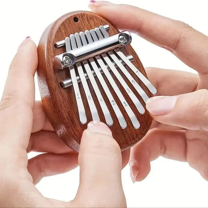 Mini Kalimba de madera de 8 te - Musical Instrument Marimba reseña y precio
