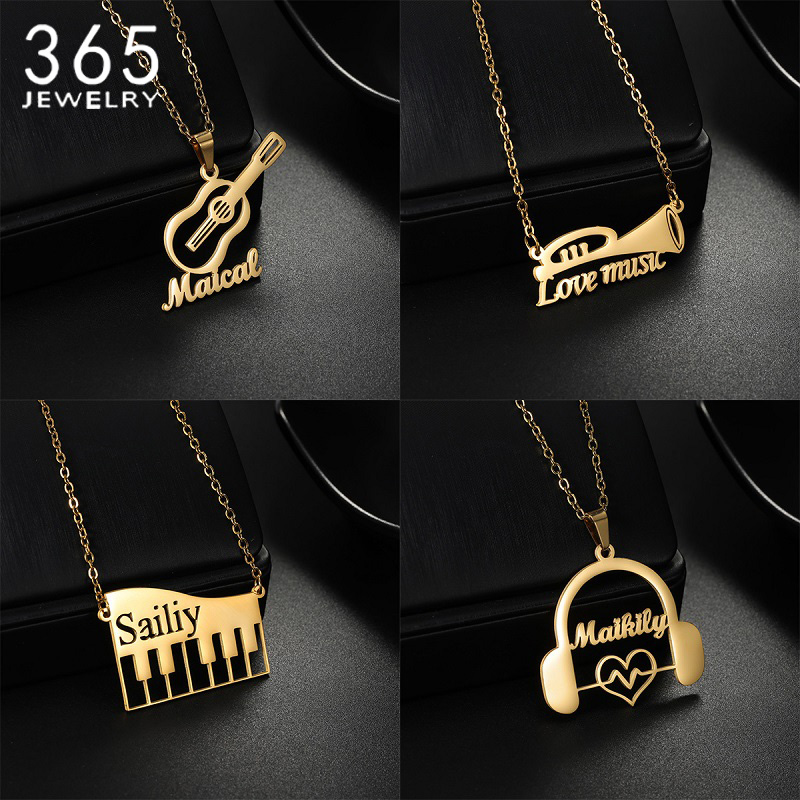 Nuevo collar con colgante de i - Musical Instrument With Names reseña y precio