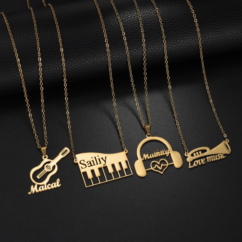Nuevo collar con colgante de i - Musical Instrument With Names reseña y precio