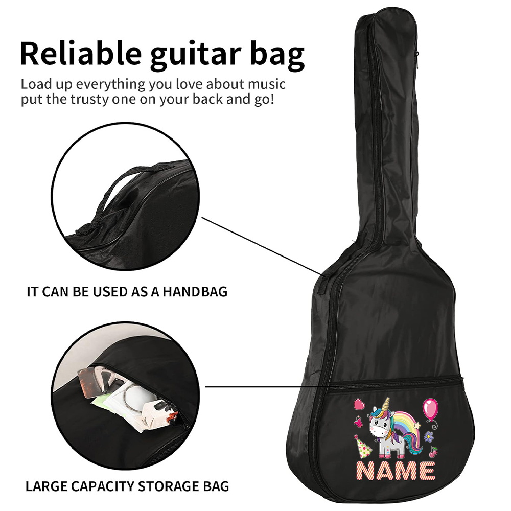 Bolsa de guitarra con nombre p - Musical Instrument With Names reseña y precio