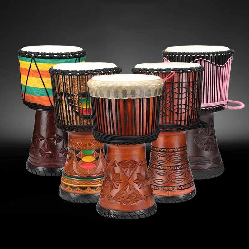Tambor africano de caoba Djemb - Musical Instrument Djembe reseña y precio