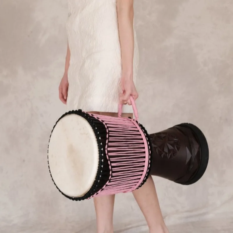 Tambor africano de caoba Djemb - Musical Instrument Djembe reseña y precio