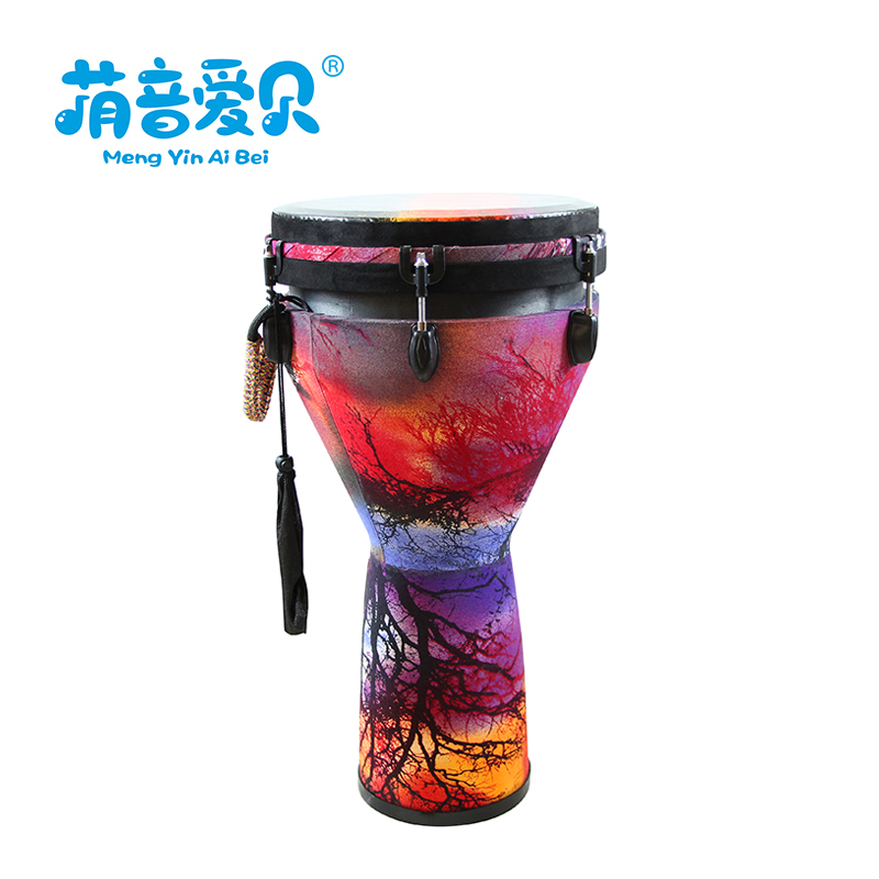 Tambor africano colorido del D - Musical Instrument Djembe reseña y precio