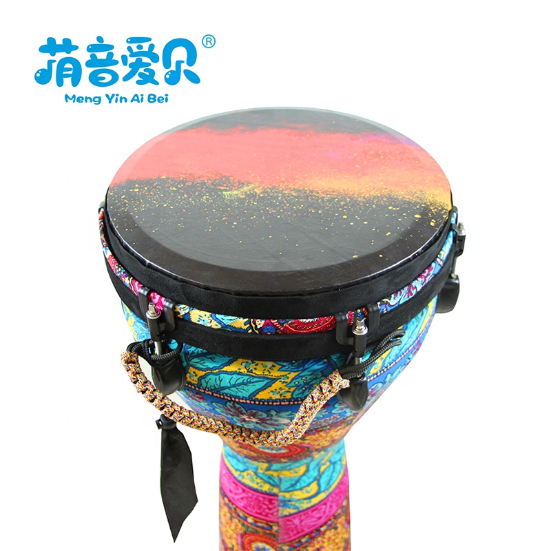 Tambor africano colorido del D - Musical Instrument Djembe reseña y precio