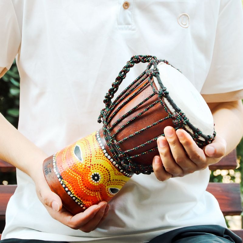 Tambor Africano Pequeño para N - Musical Instrument Djembe reseña y precio