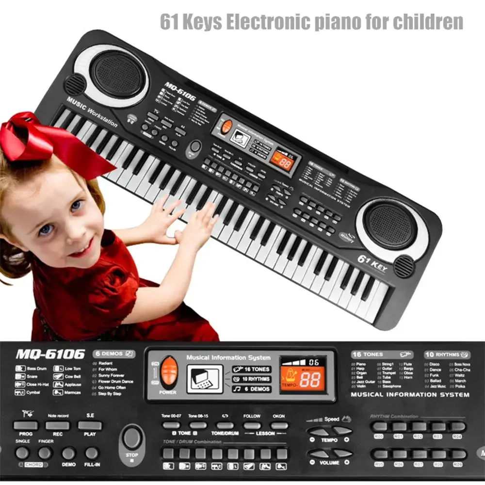 Teclado de Piano Electrónico p - Musical Instrument Games reseña y precio