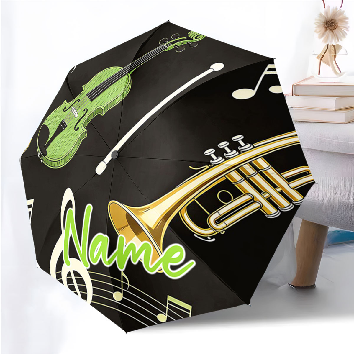 Paraguas con Diseño de Instrum - Musical Instrument With Names reseña y precio