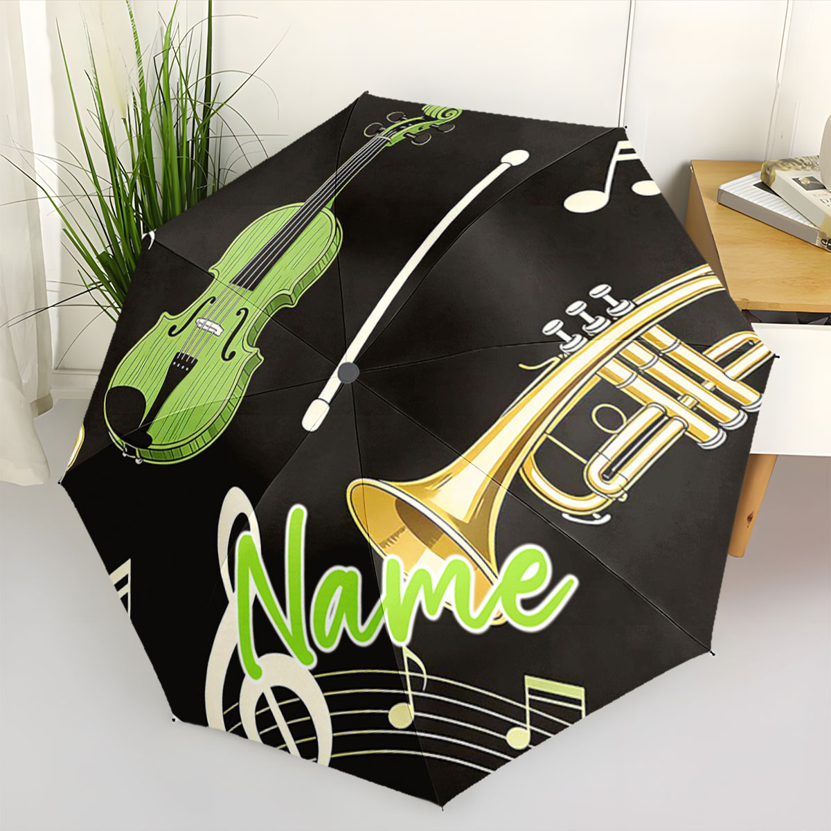 Paraguas con Diseño de Instrum - Musical Instrument With Names reseña y precio