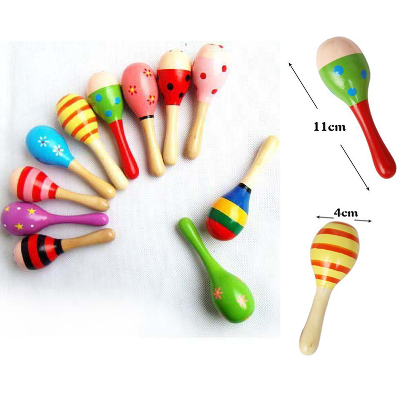 Sonajeros pequeños de madera c - Musical Instrument For Babies reseña y precio