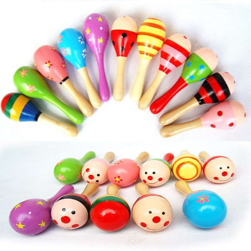 Sonajeros pequeños de madera c - Musical Instrument For Babies reseña y precio