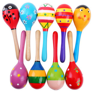 Sonajeros pequeños de madera c - Musical Instrument For Babies reseña y precio