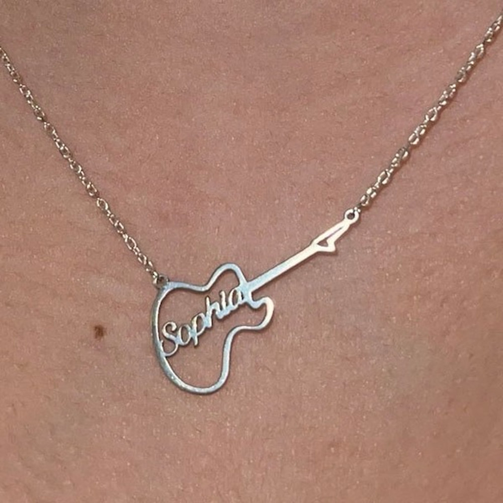 Collar de violín personalizado - Musical Instrument With Names reseña y precio