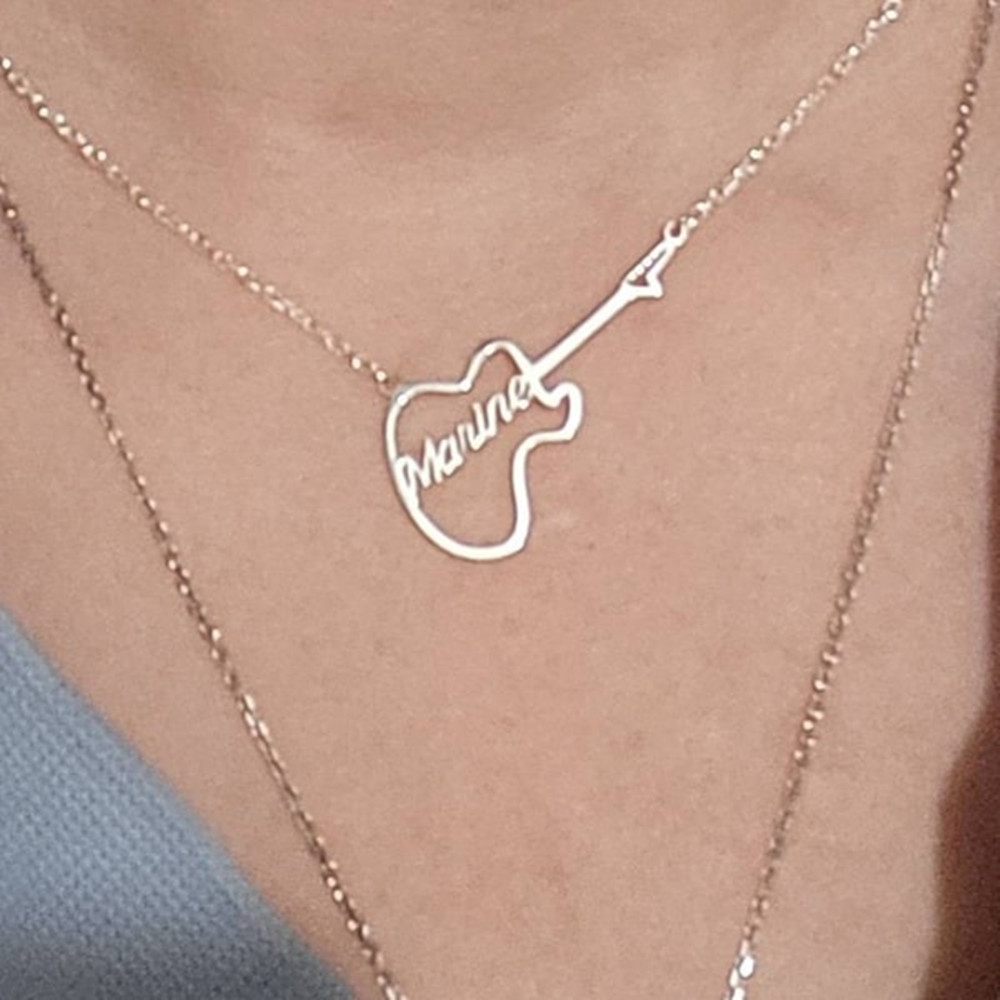 Collar de violín personalizado - Musical Instrument With Names reseña y precio